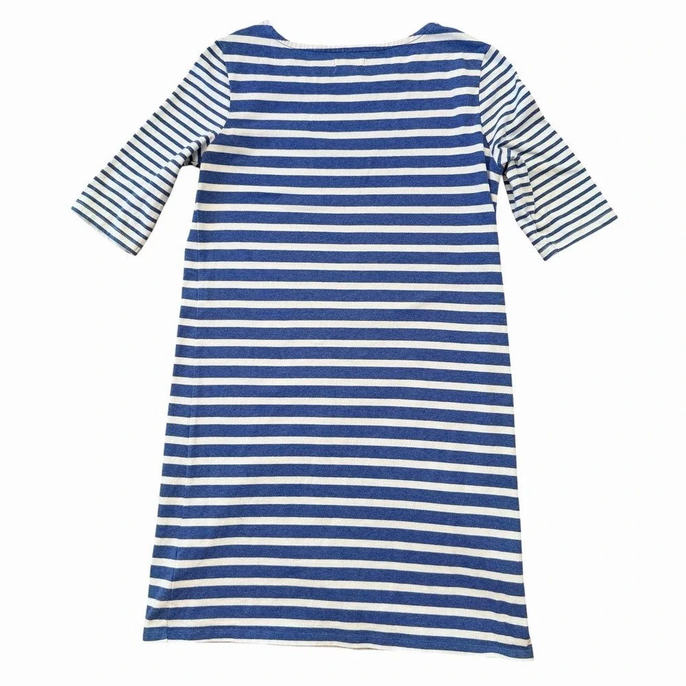 Johnnie B Girls Blue Striped Sleeveless‎ Dress Cotton Size 15-16Y Nautical Beach